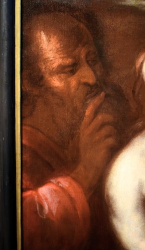Susanna and the two elders - 17th-century Lombard School - Louis XIV